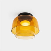 Variant image for Medieval Glass Ceiling Lamp | Flush Mount Ceiling Light | Stylish Dining Room Light Fixture | Modern Ceiling Lights | Elegant Glass Pendant Lights - Zardee-13
