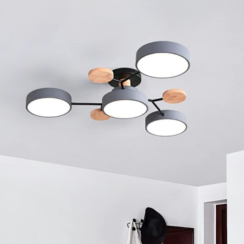Variant image for Modern Ceiling Lamp | LED Flush Mount Light | Stylish Ceiling Fixture | Energy-Efficient Ceiling Lights | Contemporary Home Lighting - Zardee-5
