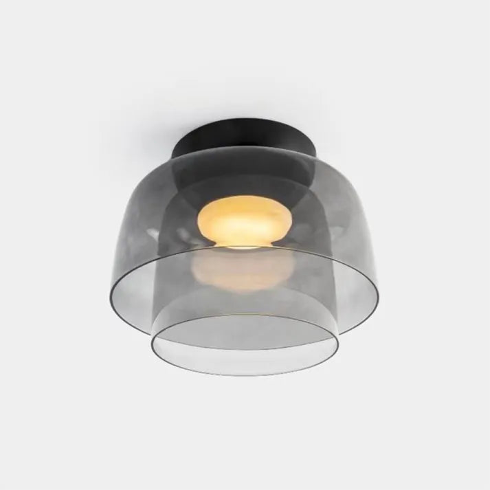 Variant image for Medieval Glass Ceiling Lamp | Flush Mount Ceiling Light | Stylish Dining Room Light Fixture | Modern Ceiling Lights | Elegant Glass Pendant Lights - Zardee-15