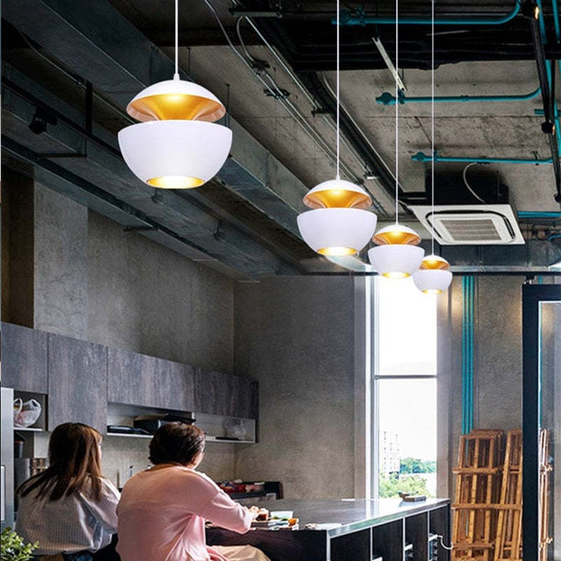 Variant image for Black Pendant Light | Modern Hanging Lamp | Kitchen Pendant Lighting | Spherical Pendant Light | Elegant Ceiling Fixture - Zardee-2