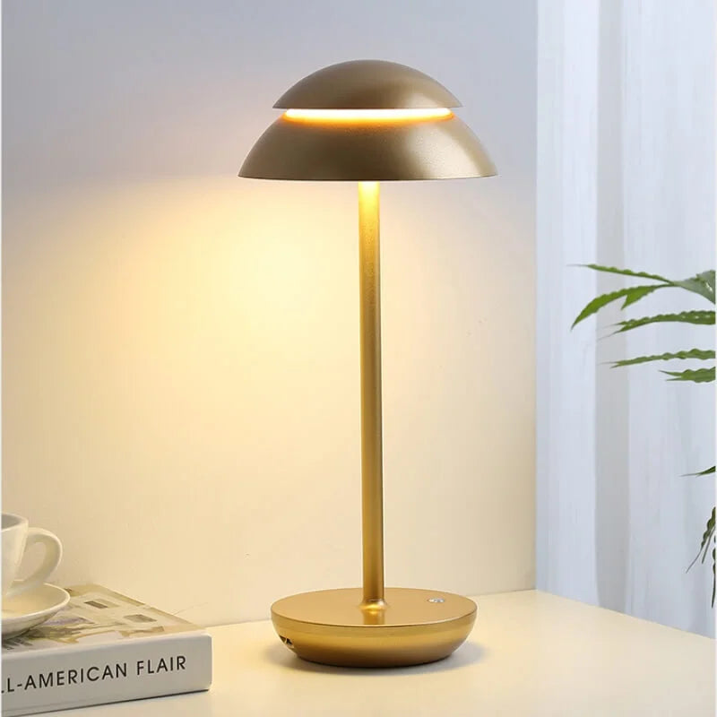 Cordless Table Lamp | Dimmable Bedside Lamps | Rechargeable Indoor Light | Modern Scandinavian Design Lamp | Battery Operated Lamps - Zardee-6
