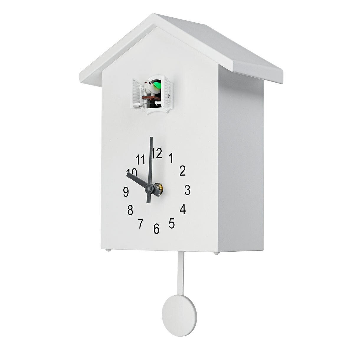 Variant image for Classic Cuckoo Clock with Playful Sound – Timeless Design in Blue, White, and Green for Nostalgic Home Decor-2
