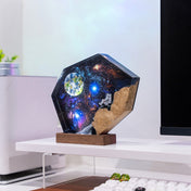 Cosmic Voyager Table Lamp | Artistic Bedside Lamp | Modern Nightstand Light | Unique LED Desk Lamp | Home Decor Fixture - Zardee-5