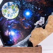 Cosmic Voyager Table Lamp | Artistic Bedside Lamp | Modern Nightstand Light | Unique LED Desk Lamp | Home Decor Fixture - Zardee-2