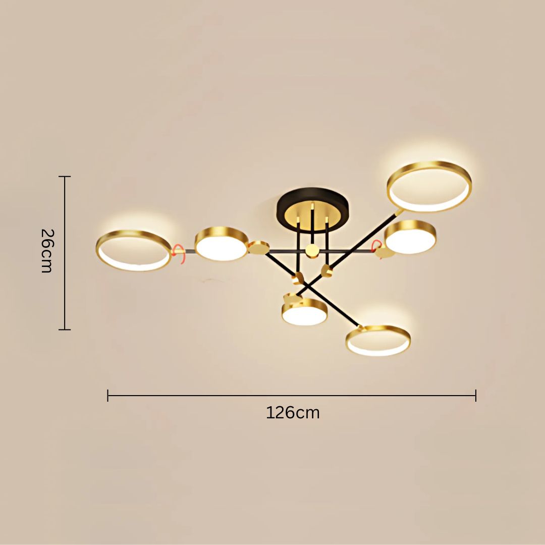 Variant image for Modern Ceiling Lamp | Elegant Flush Mount Ceiling Light | LED Ceiling Lights | Stylish Ceiling Light Fixture | Energy-Efficient Lighting - Zardee-3