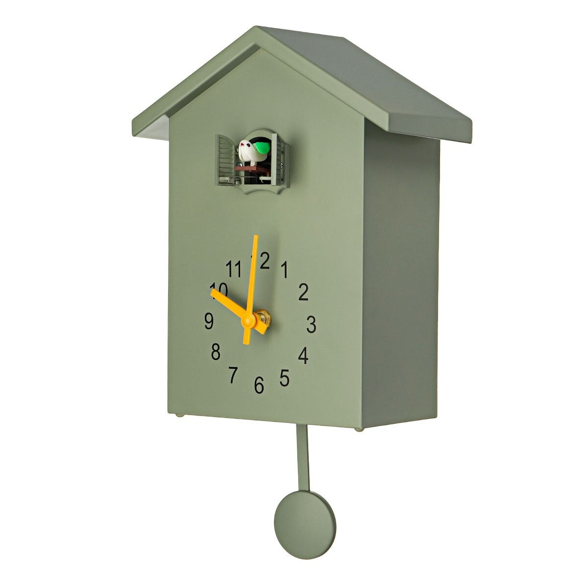 Variant image for Classic Cuckoo Clock with Playful Sound – Timeless Design in Blue, White, and Green for Nostalgic Home Decor-3