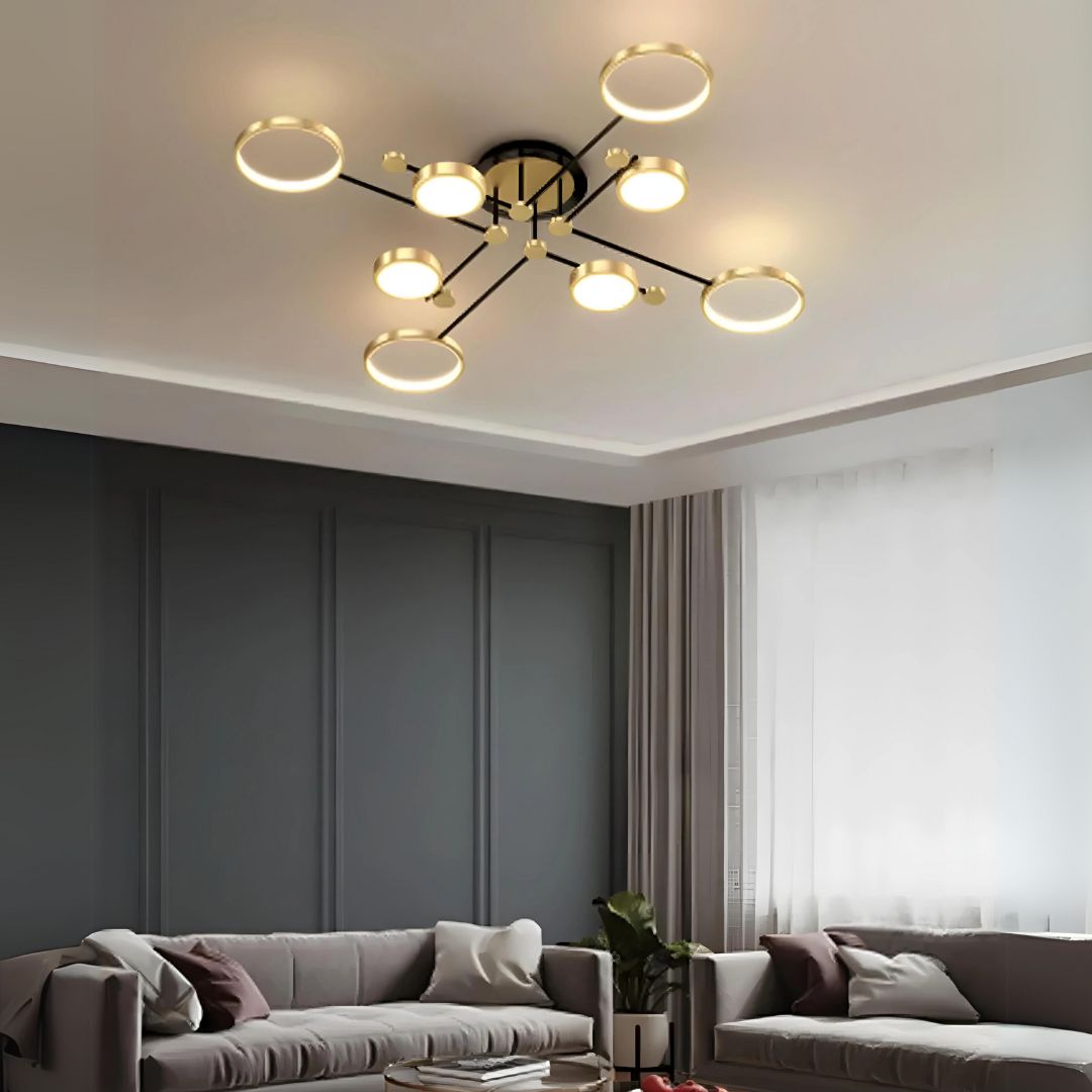 Modern Ceiling Lamp | Elegant Flush Mount Ceiling Light | LED Ceiling Lights | Stylish Ceiling Light Fixture | Energy-Efficient Lighting - Zardee 2