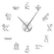 Variant image for Large Wall Clock for Dental Practices | Modern Silent Wall Clock | Minimalist Office Timepiece | Durable Professional Clock | Easy to Read Wall Clock - Zardee-7
