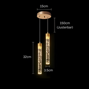 Variant image for Glass Pendant Light | Modern Kitchen Pendant Lighting | Elegant Hanging Lamp | Warm White Glow Fixture | Stylish Hanging Lights - Zardee-2