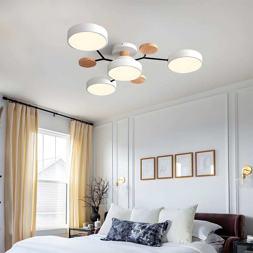 Variant image for Modern Ceiling Lamp | LED Flush Mount Light | Stylish Ceiling Fixture | Energy-Efficient Ceiling Lights | Contemporary Home Lighting - Zardee-8