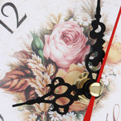 Floral Butterfly Wall Clock | Modern Decorative Clock | Elegant Home Decor | Compact Timepiece | Unique Gift Idea - Zardee-3