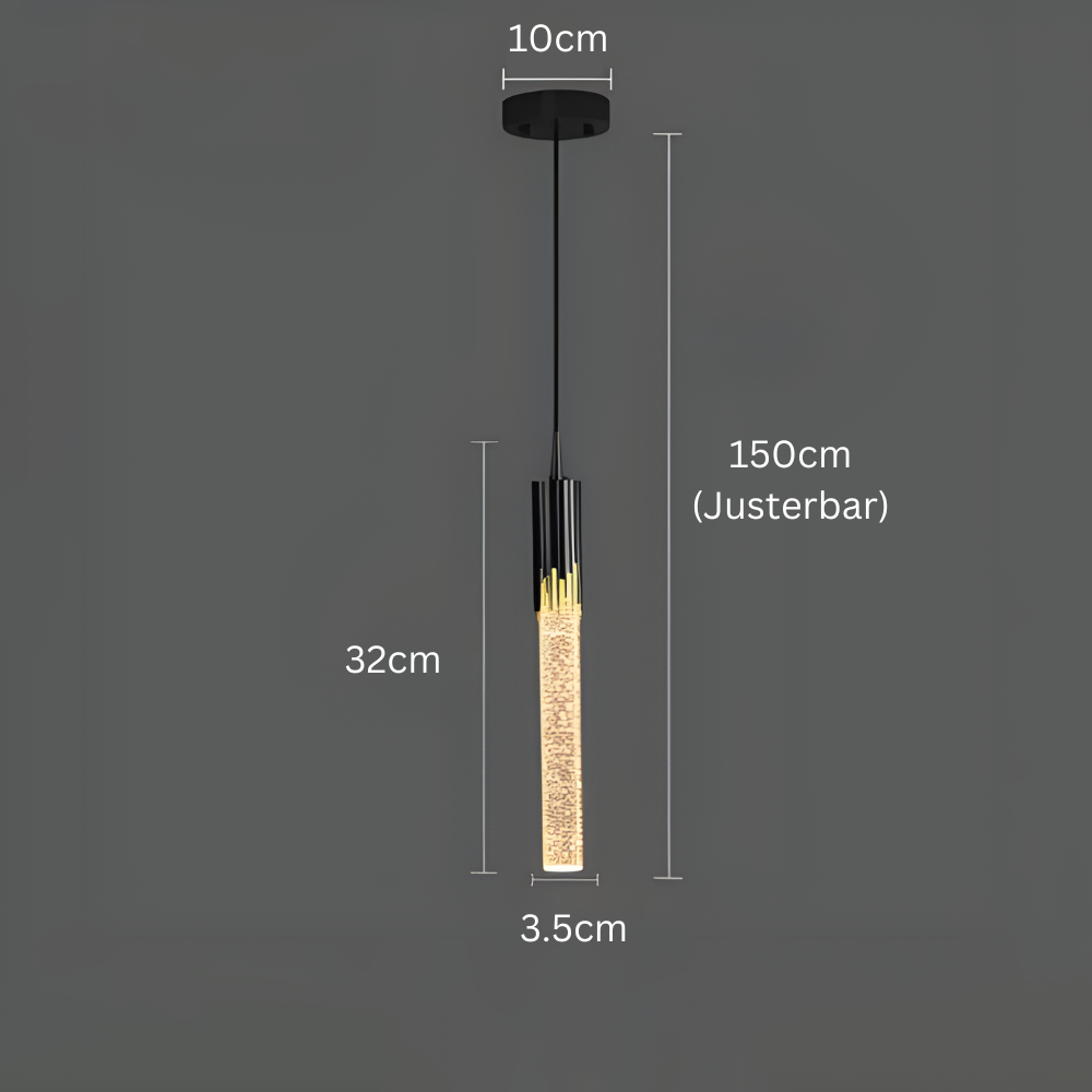 Variant image for Glass Pendant Light | Modern Kitchen Pendant Lighting | Elegant Hanging Lamp | Warm White Glow Fixture | Stylish Hanging Lights - Zardee-4