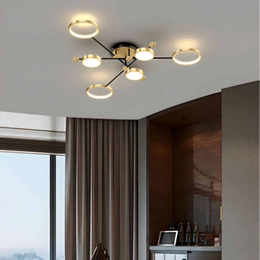 Modern Ceiling Lamp | Elegant Flush Mount Ceiling Light | LED Ceiling Lights | Stylish Ceiling Light Fixture | Energy-Efficient Lighting - Zardee 5