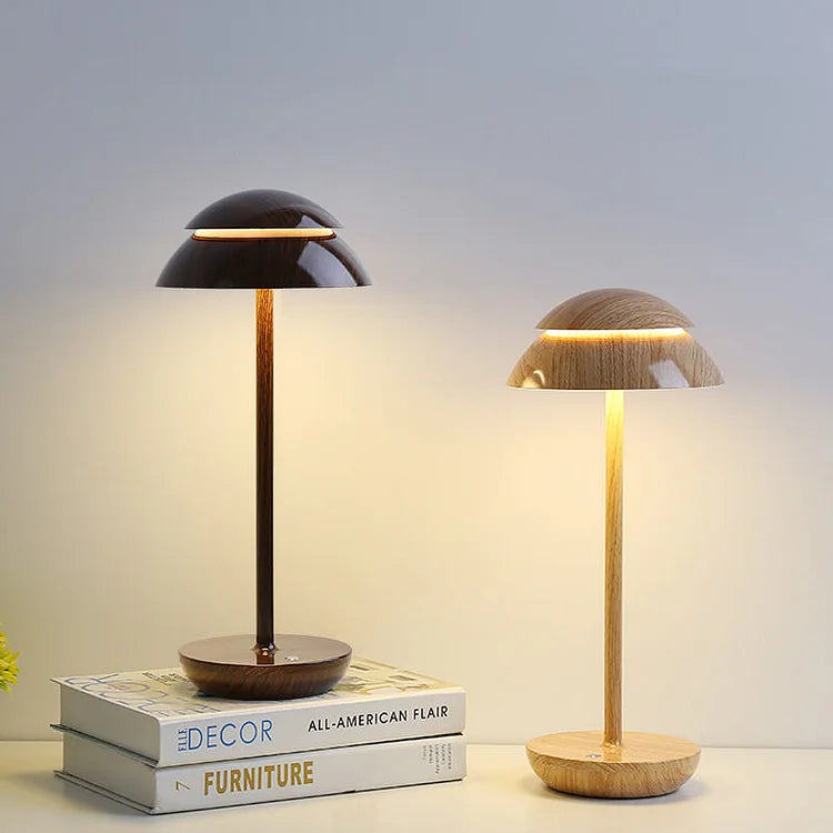 Cordless Table Lamp | Dimmable Bedside Lamps | Rechargeable Indoor Light | Modern Scandinavian Design Lamp | Battery Operated Lamps - Zardee-3