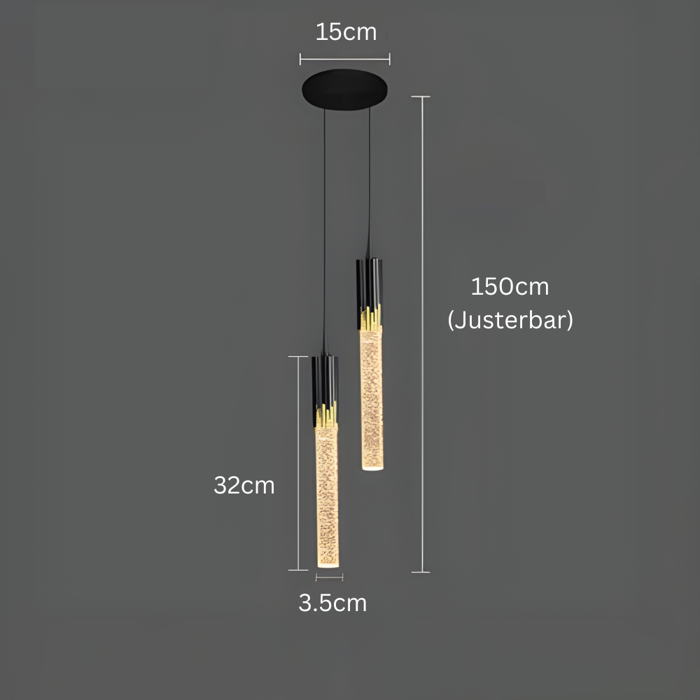 Variant image for Glass Pendant Light | Modern Kitchen Pendant Lighting | Elegant Hanging Lamp | Warm White Glow Fixture | Stylish Hanging Lights - Zardee-5