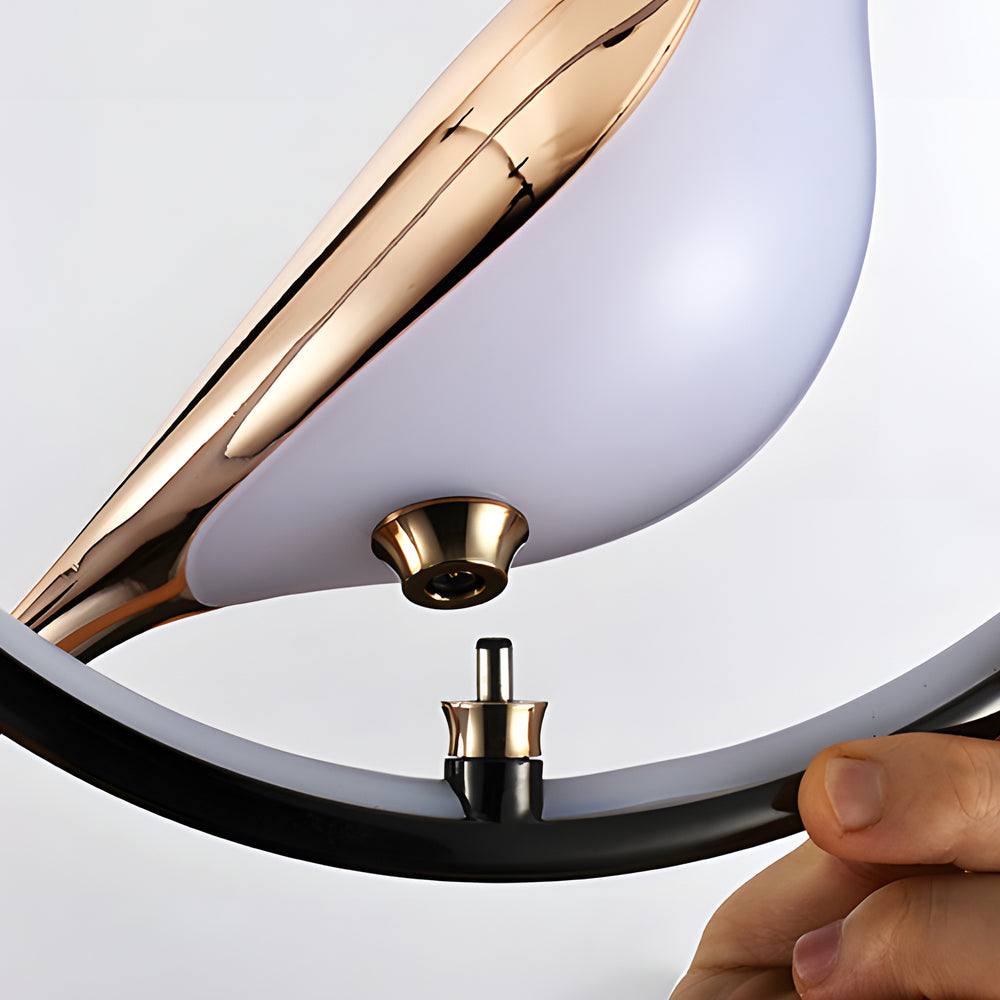 Nowoczesna przyciemniająca lampa wisząca