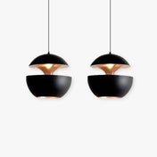Black Pendant Light | Modern Hanging Lamp | Kitchen Pendant Lighting | Spherical Pendant Light | Elegant Ceiling Fixture - Zardee 2