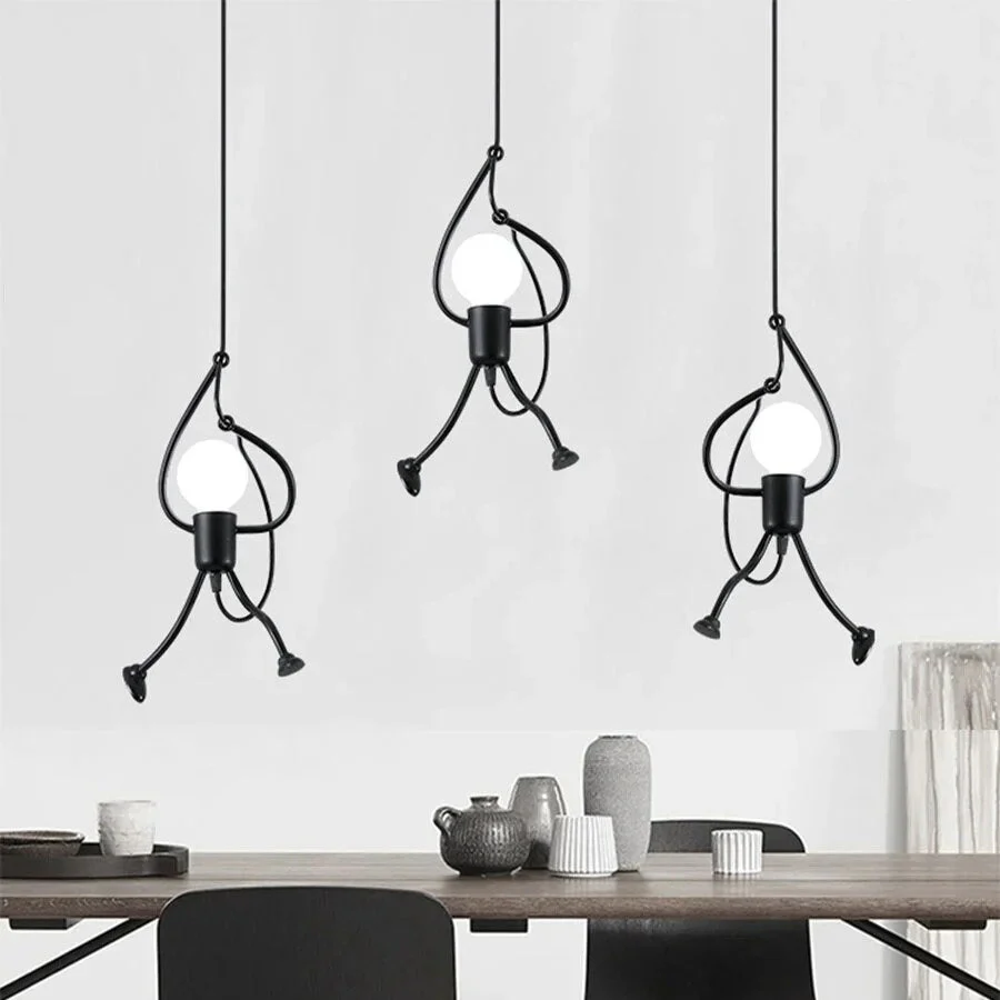 Black Pendant Light | Kitchen Pendant Lighting | Adjustable Hanging Lights | Modern LED Pendant Fixture | Unique Home Decor - Zardee 5