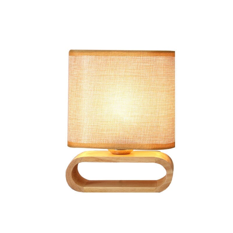 Bamboo Table Lamp Modern | Bedside Reading Lamp | Handcrafted Desk Light | Unique Table Lamps for Living Room | Elegant Bedroom Lamp - Zardee-4