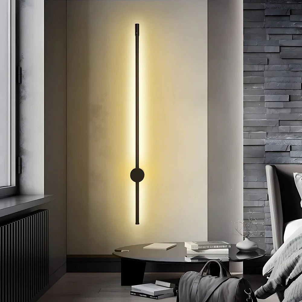 Modern LED Wall Lamp | Dimmable Wall Sconce Lighting | Slim Design Wall Light | Adjustable Brightness Wall Lights Indoor | Minimalist Wall Sconces - Zardee 4