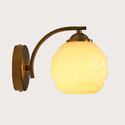 Art Deco Wall Lamp Vintage | Elegant Wall Lights Indoor | Retro Wall Sconces | Classic Glass Shade Fixture | Timeless Home Decor - Zardee 1