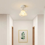 Tiffany Ceiling Light Mini | Vintage Floral Pendant Light | Elegant Iron Glass Fixture | Decorative Ceiling Light | Home Lighting Solution - Zardee-6