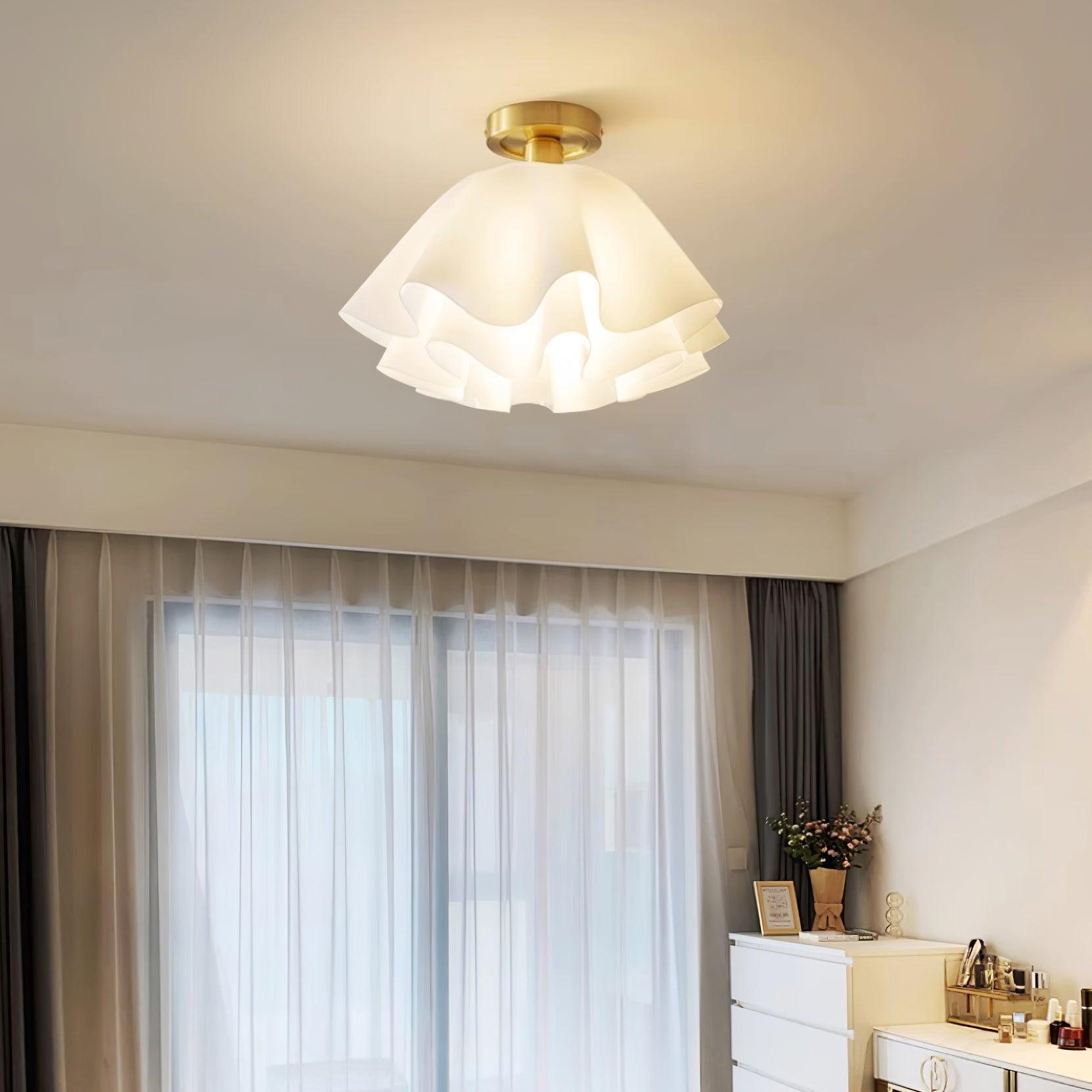 Modern Ceiling Light Fixture | Flush Mount Ceiling Light | LED Ceiling Lights | Contemporary Ceiling Lamp | Elegant Home Lighting - Zardee-4