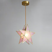 Variant image for Stained Glass Pendant Light | Kitchen Pendant Lighting | Adjustable Hanging Lights | Nordic Style Fixture | Indoor Brass Lighting - Zardee-5