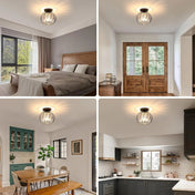 Modern Ceiling Light Fixture | LED Ceiling Lights | Creative Lantern Design | Minimalist Hallway Light | E27 LED Light - Zardee 4