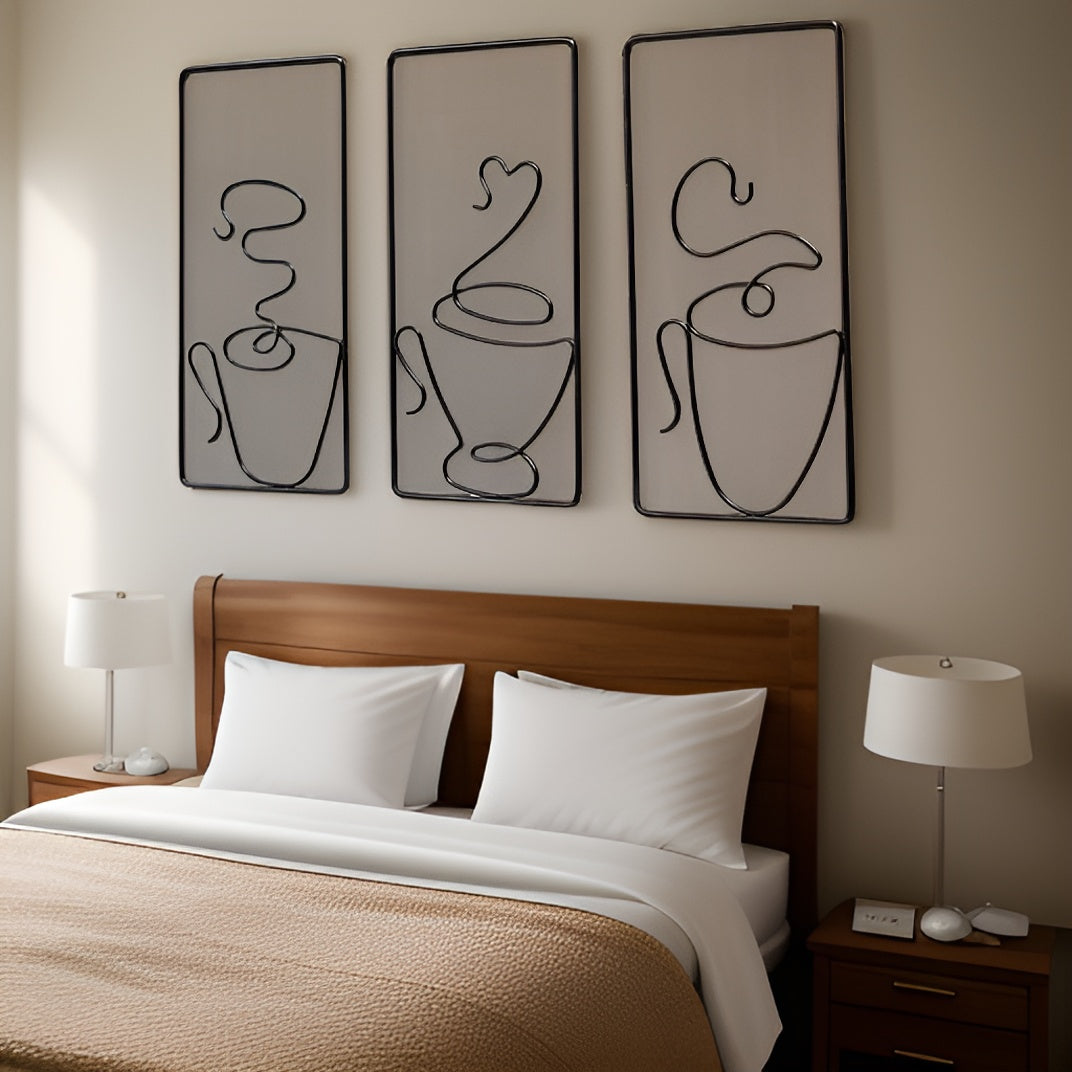 Metal Mountain Wall Art