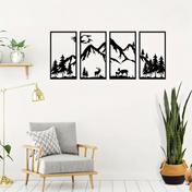 Metal Mountain Wall Art