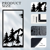 Metal Mountain Wall Art