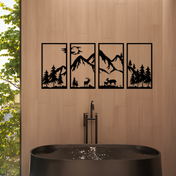 Metal Mountain Wall Art