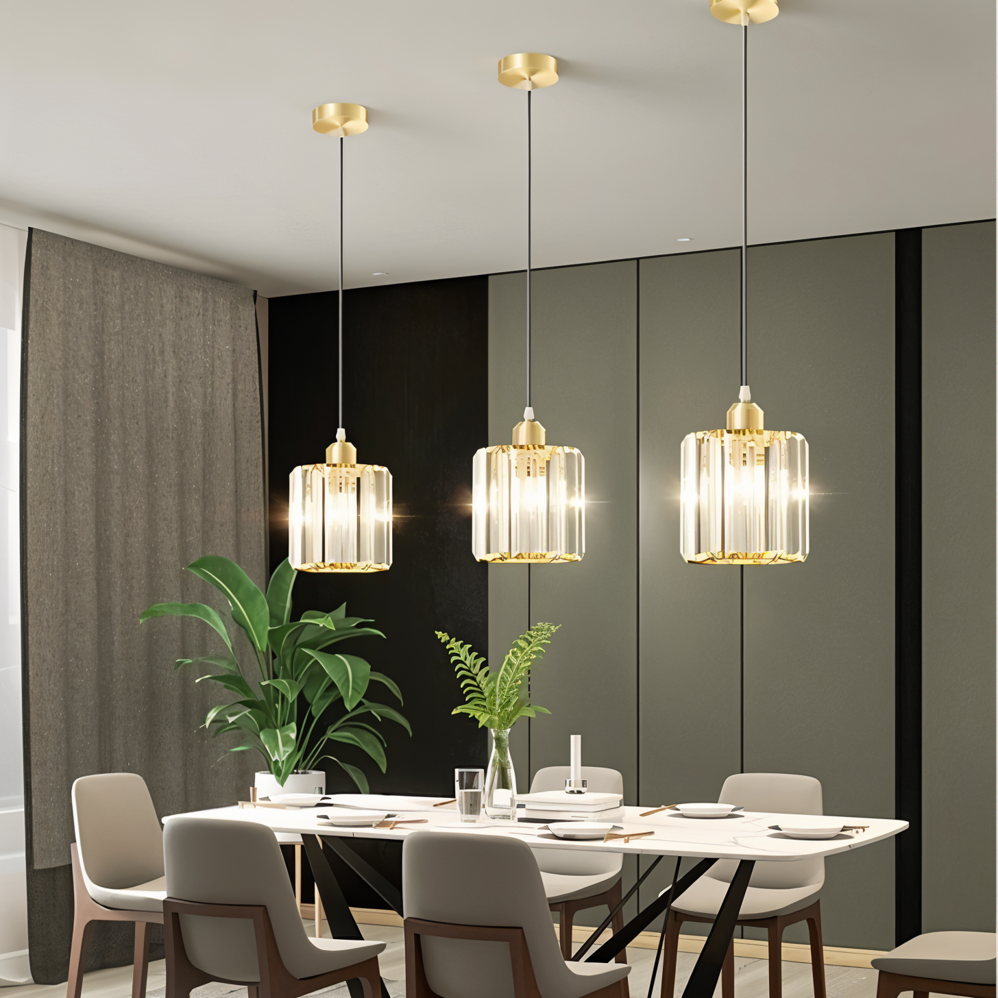 Elegancki Kryształowy Wisior