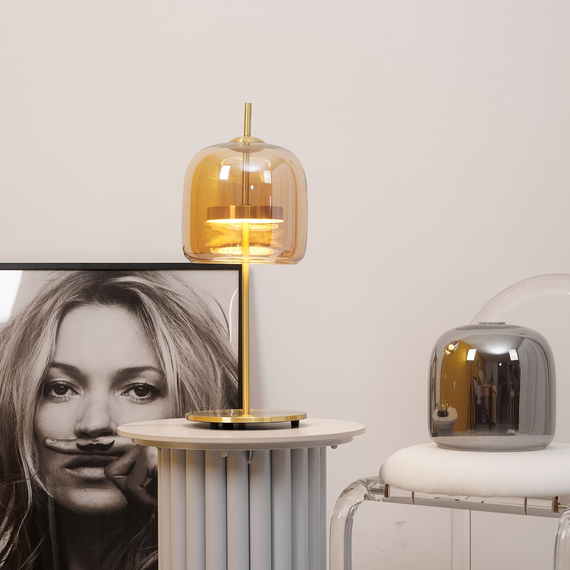 Modern Table Lamp | Stylish Desk Lamp | Elegant Bedside Table Lamps | Unique Bedroom Lamps | Contemporary Living Room Lighting - Zardee 4