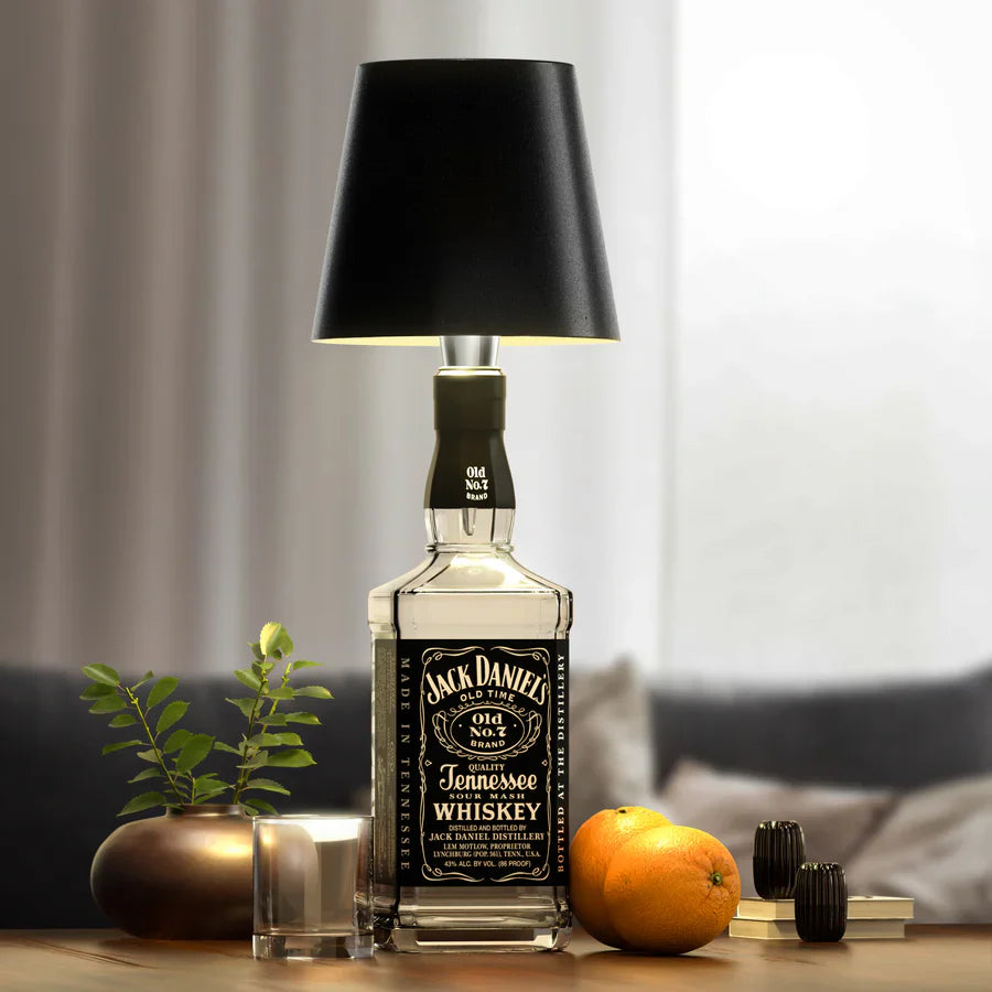 Wireless Bottle Lamp | Designer LED Light | Rechargeable Atmosphere Fixture | Eco-Friendly Home Decor | Unique Lighting Solution - Zardee 3