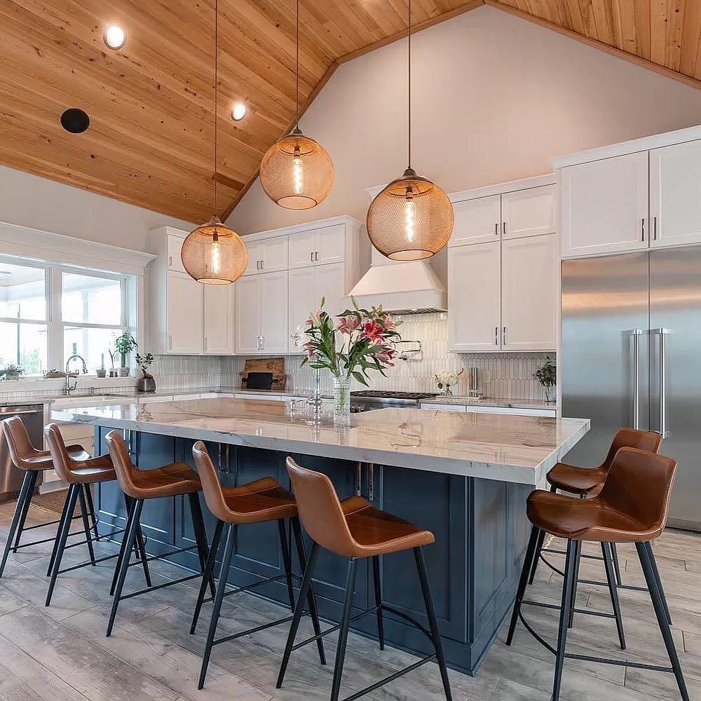 Industrial Pendant Light | Kitchen Pendant Lighting | Adjustable Hanging Light | Pendant Lighting for Kitchen Island | Mesh Shade Fixture - Zardee 5