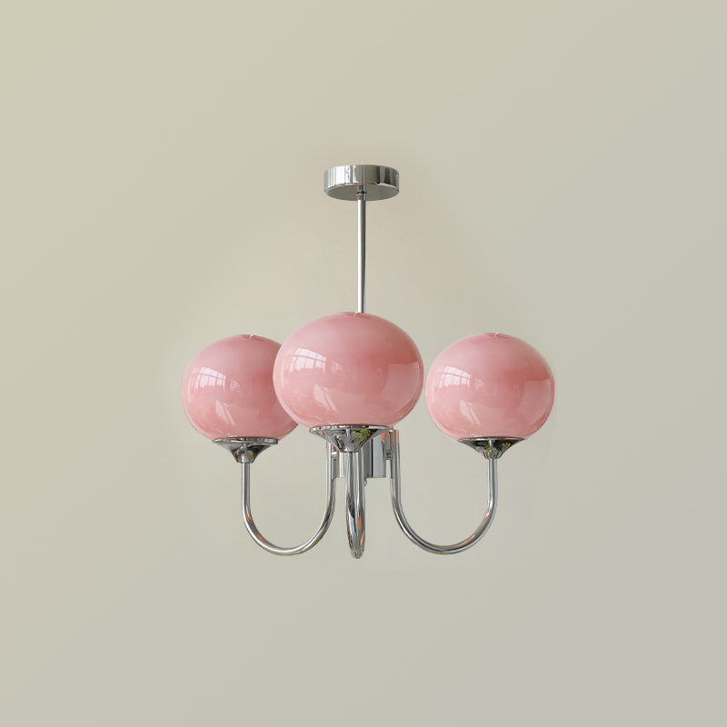 Variant image for Elegant Ceiling Lamp | Adjustable Height Light Fixture | Retro Dining Room Lights | Luxurious Glass Pendant Lights | Modern Ceiling Light - Zardee-4