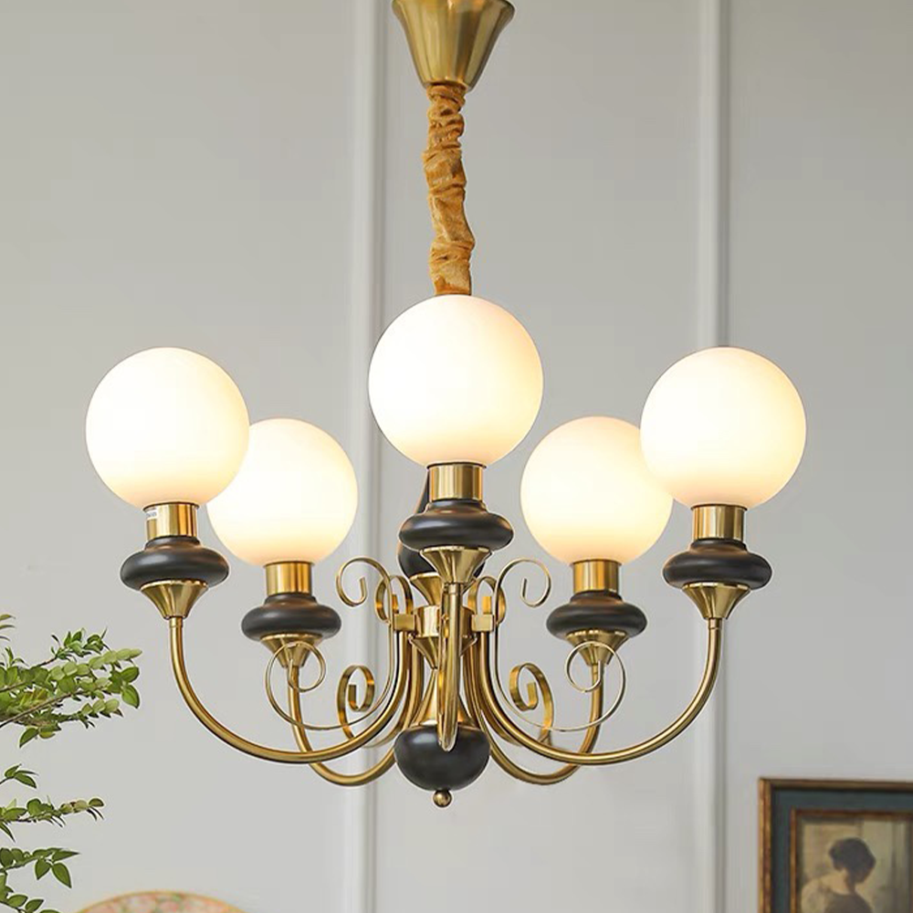 Variant image for Modern Chandelier Light | Elegant Dining Room Chandelier | Gold Chandelier Fixture | Stylish Pendant Light | Adjustable Hanging Light - Zardee-4