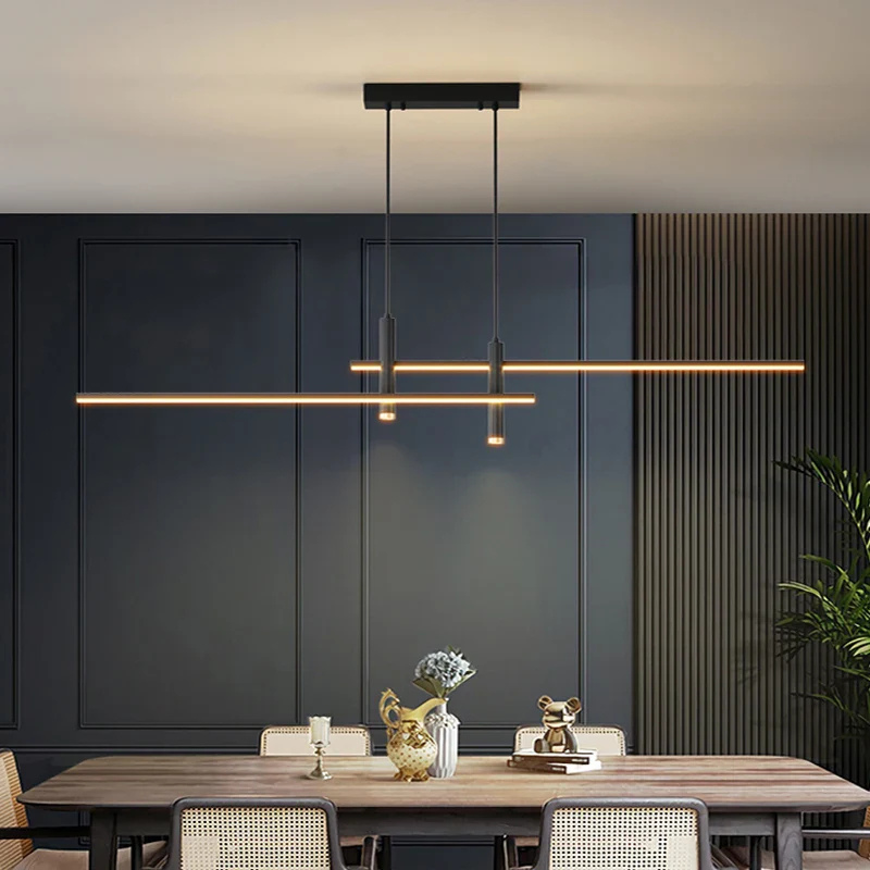 Modern Pendant Light Fixture | Kitchen Island Lighting | Adjustable Pendant Lighting | Contemporary Pendant for Kitchen | Geometric Ceiling Light - Zardee-1