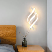 Modern Spiral Wall Light | Dimmable Wall Lamp | Creative LED Sconce | Sleek Wall Fixture | Cozy Bedroom Lighting - Zardee 1