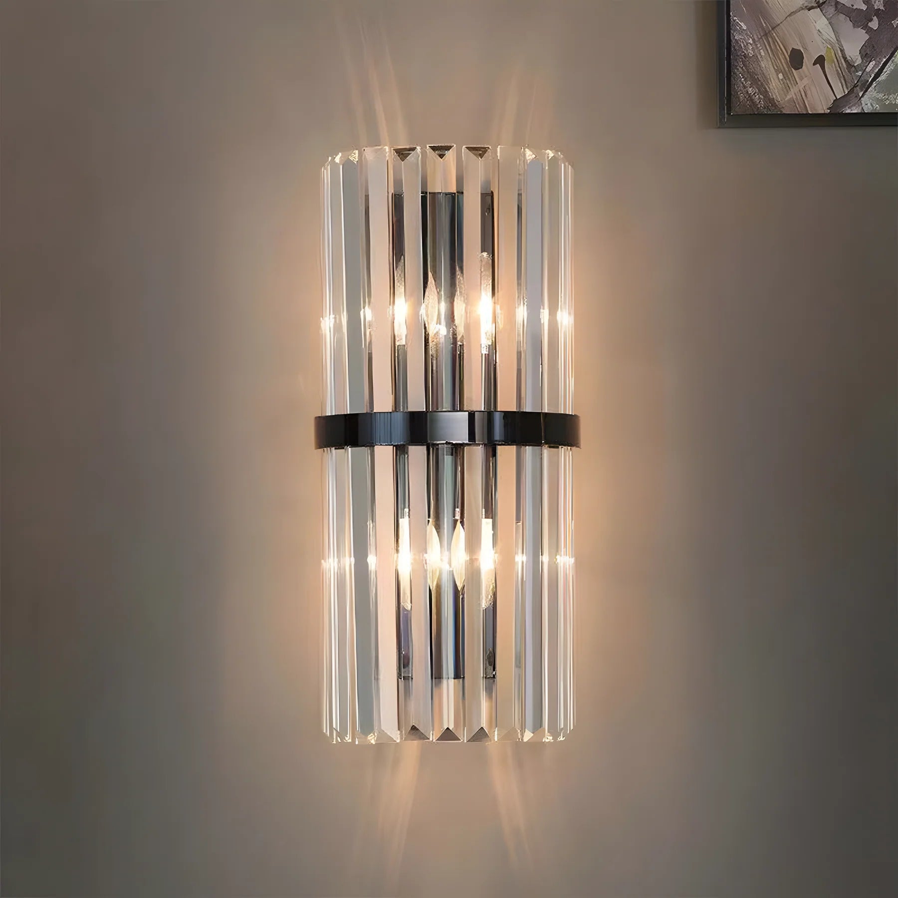 Modern Wall Light Fixture | Elegant Wall Sconces | Stainless Steel Wall Lamp | Bathroom Wall Lights | Easy to Install Sconce - Zardee 0