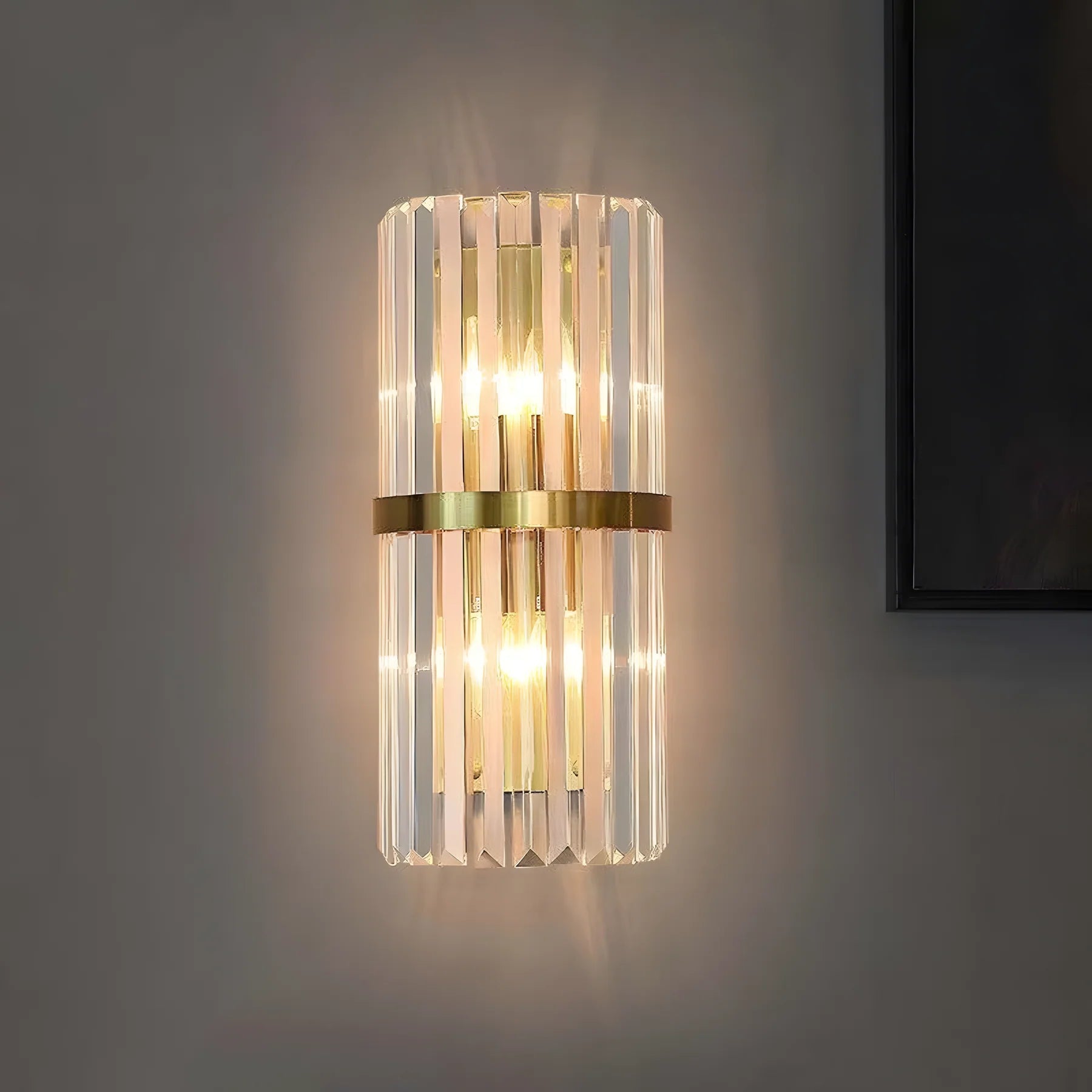 Modern Wall Light Fixture | Elegant Wall Sconces | Stainless Steel Wall Lamp | Bathroom Wall Lights | Easy to Install Sconce - Zardee 1