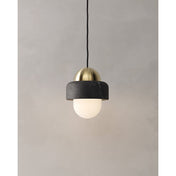 Modern Glass Pendant Lighting | Dimmable Kitchen Pendant Lamp | Elegant Hanging Lights Fixture | Brass and Glass Ceiling Light | Indoor Decorative Pendant - Zardee 1