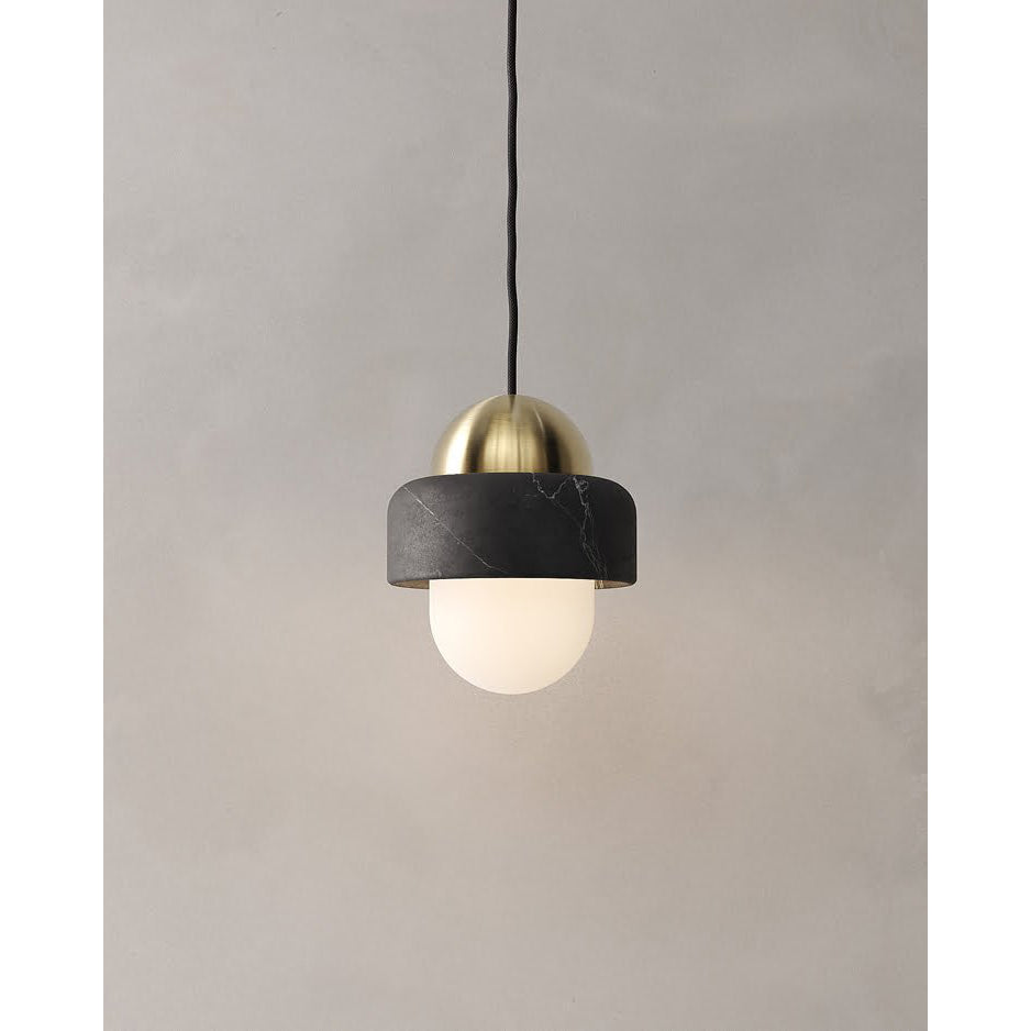Modern Glass Pendant Lighting | Dimmable Kitchen Pendant Lamp | Elegant Hanging Lights Fixture | Brass and Glass Ceiling Light | Indoor Decorative Pendant - Zardee 1