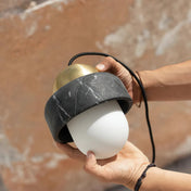 Modern Glass Pendant Lighting | Dimmable Kitchen Pendant Lamp | Elegant Hanging Lights Fixture | Brass and Glass Ceiling Light | Indoor Decorative Pendant - Zardee 6