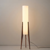 Modern Floor Lamp | Stylish Standing Lamp | Floor Lamps for Living Room | Elegant Lighting Fixture | LED Walnut Lamp - Zardee-6