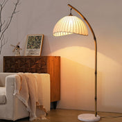 Modern Floor Lamp | Adjustable Standing Lamp | Eco-Friendly Light Fixture | LED Bamboo Lamp | Cultural Zen Illumination - Zardee-6