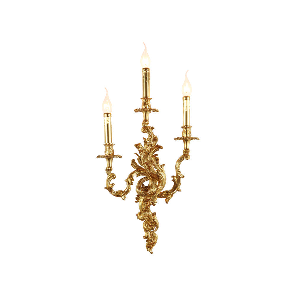 Variant image for Vintage Wall Sconce Brass | 2-Light Wall Lights | Elegant Indoor Sconces | Decorative Wall Lamp | Timeless Lighting Fixture - Zardee-2