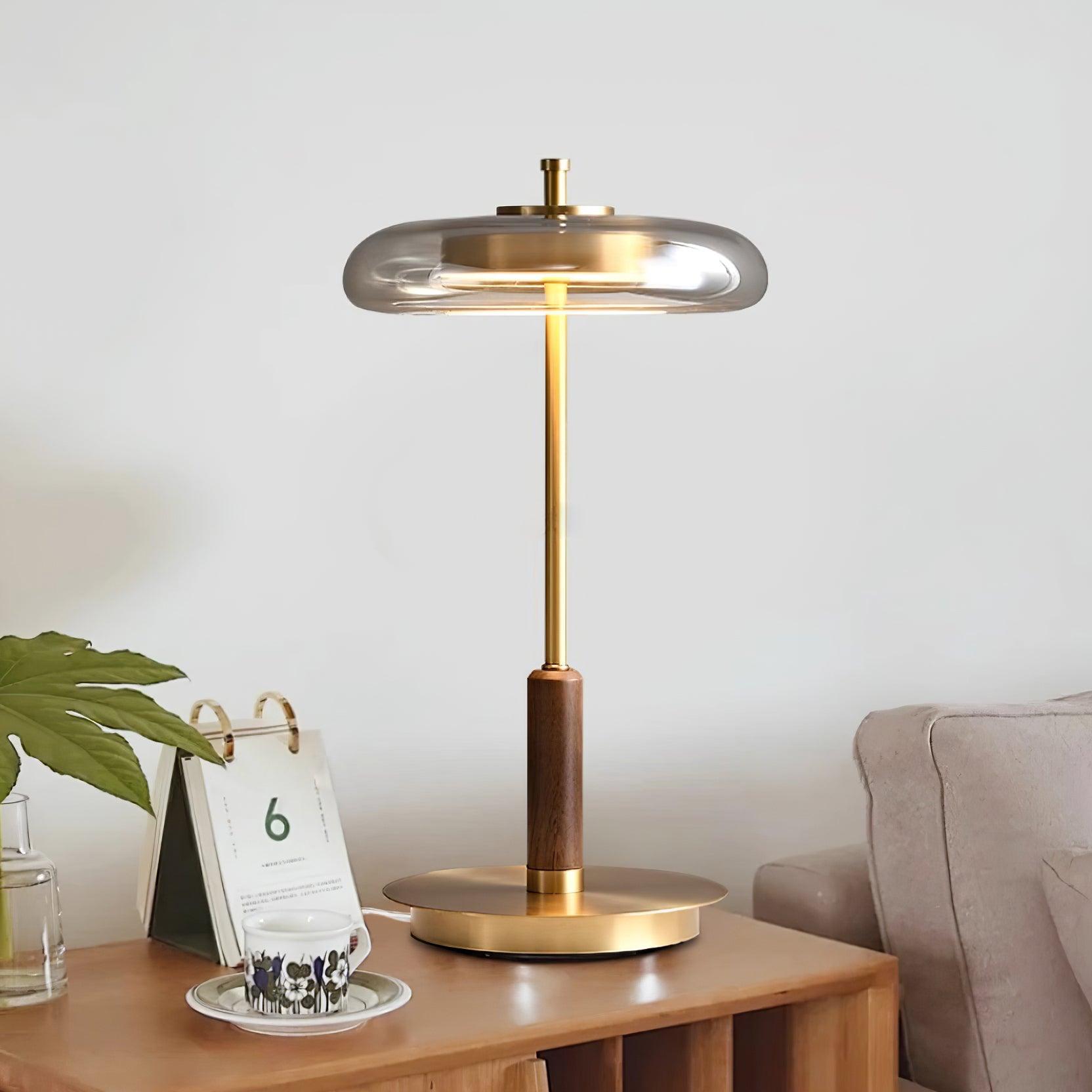 Modern Table Lamp | Elegant Bedside Lamps | Stylish Desk Light | Soft Lighting Fixture | Table Lamps for Living Room - Zardee 1